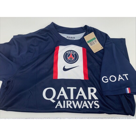 Nike Other - NWT Nike DriFit Paris Saint Germain PSG 22/23 Home Soccer Jersey Mens XL Mbappé